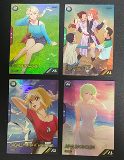 Gundam ARSENAL BASE Card PR-032,033,034,035 Aina Marida Chloe Cagalli BANDAI JP - Image 1
