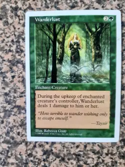 MTG - 1 x Wanderlust - 5th Edition - Image 1