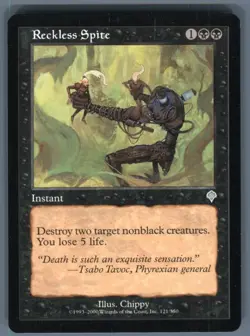 Magic the Gathering MTG Invasion Reckless Spite #121 Buy 2 Get 1 - Image 1