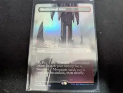 MTG Magic the Gathering FOIL Bloodstained Mire Borderless MH3! - Image 1