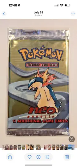 Pokemon Neo Genesis Booster Pack Unlimited SEALED Wizard of the Coast English - Image 1