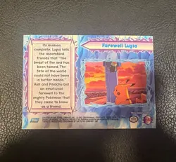 Pokemon 2000 Topps Holo Foil Blue Label Farewell Lugia #68 - FREE SHIPPING - Image 3