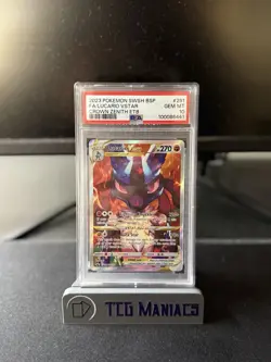 Pokemon TCG Lucario VSTAR SWSH291 Promo Crown Zenith PSA 10 - Image 1