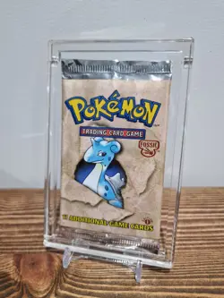Pokemon 1st Edition Fossil Booster Pack Sealed WOTC Vintage Lapras Artwork 1999 - Image 1