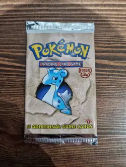 Pokemon 1st Edition Fossil Booster Pack Sealed WOTC Vintage Lapras Artwork 1999 - Image 3