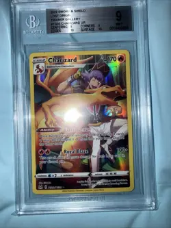 Pokemon TCG Charizard Lost Origin Trainer Gallery TG03/TG30 Grade BGS 9 Mint - Image 2