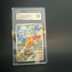 Chinese Pikachu 001/SV-P Promo Scarlet & Violet Pokemon CGC 10 GEM MINT - Image 1