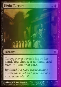 Magic the Gathering MTG Night Terrors (111) Innistrad LP FOIL - Image 1