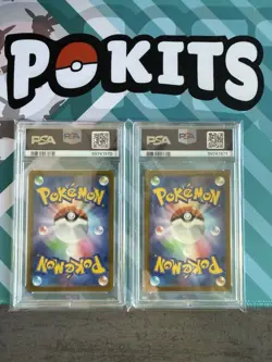 Pokemon TCG Leafeon Vstar 210 & Glaceon Vstar 217 Japanese PSA 10 Sequenz - Image 2