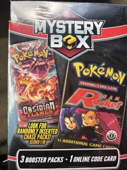 NEW Sealed Pokemon Team Rocket Mystery Box 3 Booster Packs (Seeded Chase Pack) - Image 3