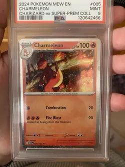 PSA 9 Mint Charmeleon #005 Pokemon 2024 super premium Collection Cosmos Promo - Image 1