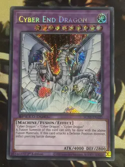 Yugioh: Cyber End Dragon - SGX1-ENG21 - Secret Rare - 1st Edition - NM - Image 1