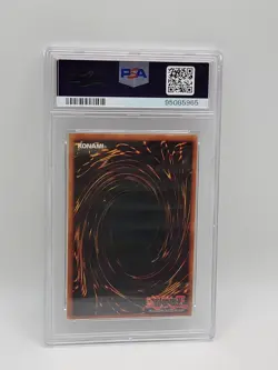2002 Yugioh #001 Blue Eyes White Dragon Leg Blue Eyes White Dragon PSA 8 - Image 2