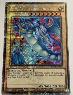 Blue-Eyes White Dragon RA04-EN002 Quarter Century Secret Rare 1st Ed YuGiOh - Image 1