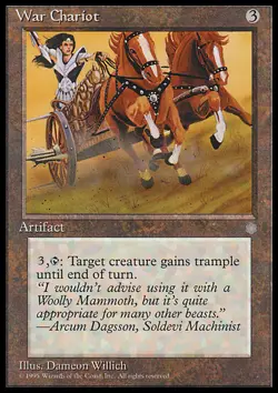 Magic the Gathering MTG War Chariot (348) Ice Age NM - Image 1