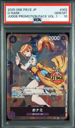 PSA 10 O-Nami Nami ST18-002 C Judge Promotion Pack Vol.1 One Piece Card Japanese - Image 1