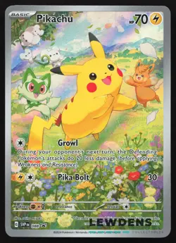 Pikachu - SVP 088 - Illustration Rare - SV Black Star Promo - Pokemon Card (4) - Image 1