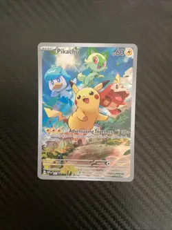 Pokemon TCG SV: Scarlet & Violet Promo Cards #027 Pikachu NM - Image 1