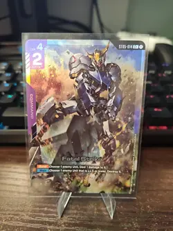 Gundam Card Game Starter Deck 5 Command Card Fatal Strike ST-05 C+ - Image 1