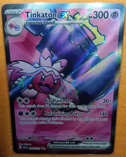 Pokemon TCG Tinkaton EX Scarlet & Violet Paldea Evolved Holo Ultra Card 240/193 - Image 1