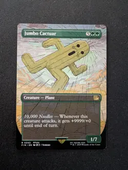 JUMBO CACTUAR #343 MTG Final Fantasy Collectors - Image 1