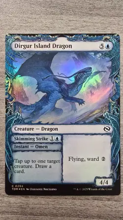 Dirgur Island Dragon (Showcase Foil) #294 Tarkir: Dragonstorm MTG NM - Image 1
