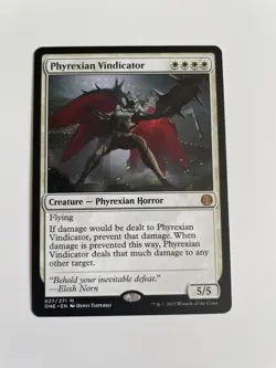 MTG Phyrexian Vindicator, Phyrexia: All Will Be One 027/271, Regular Mythic [NM] - Image 1