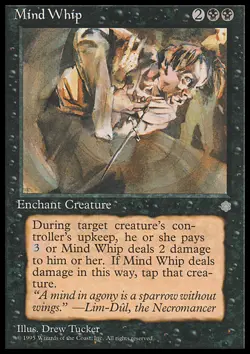 Magic the Gathering MTG Mind Whip (149) Ice Age LP - Image 1