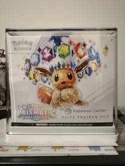 Prismatic Evolutions Pokemon Center PC ETB (CASE INCLUDED) SEALED NEW - Image 1
