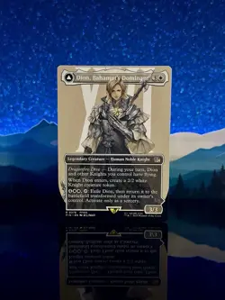 Dion, Bahamut's Dominant FIN R (Borderless) (Non-Foil) - MTG Final Fantasy - Image 1