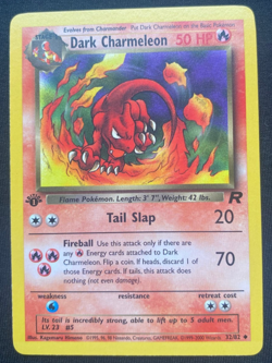 Pokemon Team Rocket 1st Edition 32/82 Uncommon Dark Charmeleon (NM) - Image 1