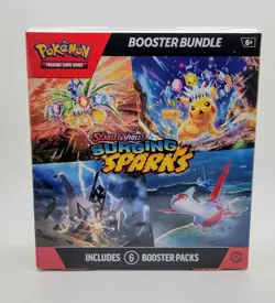 Pokemon Surging Sparks SV08 Booster Bundle TCG 6 packs New Factory Sealed - Image 1