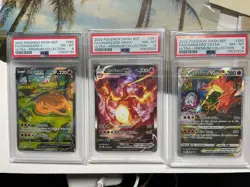 PSA 8 MINT Pokemon Charizard UPC SWSH Promo Set 260 V 261 VMAX 262 VSTAR - Image 1