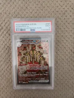 2024 POKEMON STELLAR CROWN SPECIAL ILLUSTRATION RARE HYDRAPPLE EX PSA 9 SIR - Image 1