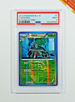 Pokemon PSA 9 Torterra #3 Plasma Storm 2013 English - Image 1