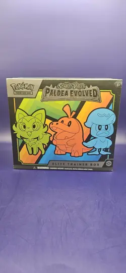 Pokemon TCG Paldea Evolved Elite Trainer Box (ETB) SV02 - Factory Sealed - Image 1