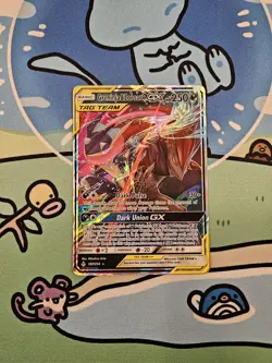 Pokemon TCG Greninja & Zoroark GX Ultra Rare (107/214) Unbroken Bonds NM - Image 1