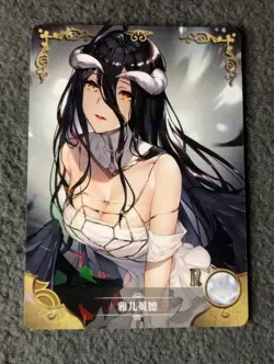 ALBEDO OVERLORD WAIFU Goddess Story NS-11R-07 waifu anime card new - Image 1