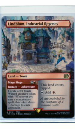 MTG Magic The Gathering FIN Final Fantasy Borderless Lindblum Industrial Regency - Image 1