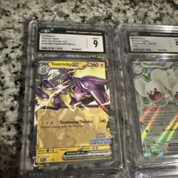Pokemon Slabs/Graded Cards Lot - 4-Mr Mime,Maushold,Mimikyu,&Toxtricty - Image 2