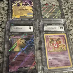 Pokemon Slabs/Graded Cards Lot - 4-Mr Mime,Maushold,Mimikyu,&Toxtricty - Image 4