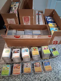 13 POUNDS OF POKEMON (3,000-4,000 CARDS) TCG BULK LOT - 2 Hits GUARANTEED - Image 2