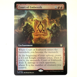 Court of Embereth Extended Art Foil - Commander: Wilds of Eldraine MTG WOC 0032 - Image 1