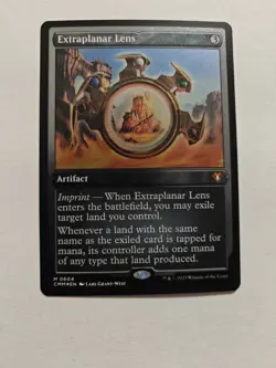 Extraplanar Lens - Foil Etched CM NM MTG - Image 1