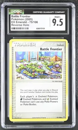 CGC 9.5 Battle Frontier 2005 EX Emerald 75/106 Reverse Holo Stamped Pokemon Card - Image 1