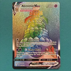 Pokemon TCG Alcremie VMAX 073/072 Shining Fates Secret Rare NM - Image 1