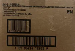 Pokemon TCG Greninja EX & Kingdra EX Special Collection - SEALED CASE (6 boxes) - Image 4