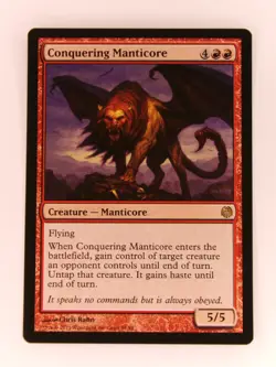 Magic the Gathering Conquering Manticore Duel Decks: Heroes vs. Monsters MTG LP - Image 1