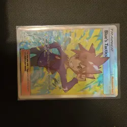 Pokemon TCG Blue's Tactics Unified Minds 231/236 Holo Full Art Ultra Rare - Image 1