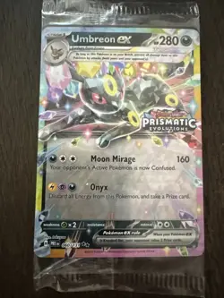 SEALED Umbreon Ex Stamped Pokemon Prismatic Evolutions Promo Surprise Box 60/131 - Image 2